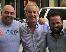 EX CAPO PROTEZIONE CIVILE BERTOLASO AL GRAN CAFFE’ L’AQUILA DI PHILADELPHIA