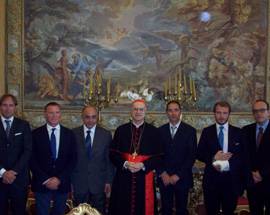 DELEGAZIONE CONFARTIGIANATO ABRUZZO RICEVUTA IN VATICANO