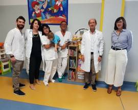 LANCIANO: UNA PICCOLA BIBLIOTECA IN DONO AI BAMBINI DI PEDIATRIA