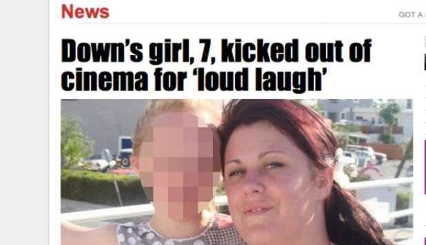 BIMBA DOWN CACCIATA DAL CINEMA, ”RIDEVA TROPPO”