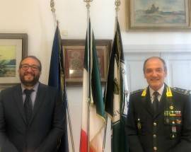 GDF: SINDACO BIONDI INCONTRA COMANDANTE SCUOLA ISPETTORI E SOVRINTENDENTI