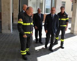 PESCARA: IL SOTTOSEGRETARIO BOCCI IN VISITA AI VIGILI DEL FUOCO