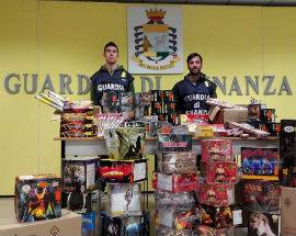BOTTI DI CAPODANNO ILLEGALI, MAXI SEQUESTRO NEL TERAMANO