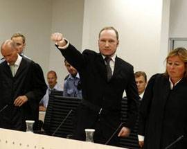 STRAGE IN NORVEGIA: BREIVIK SANO DI MENTE, CONDANNATO A 21 ANNI DI GALERA