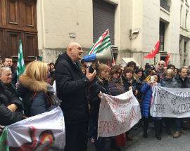BRIONI: IN MILLE IERI A ROMA CONTRO GLI ESUBERI, SI ASPETTA PIANO AZIENDALE