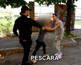 AGGRESSIONE BRUMOTTI IN ONDA SU ”STRISCIA”, DEGRADO E SPACCIO A PESCARA