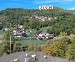 A BUSCI DI MONTEREALE UNA SCRITTA STILE HOLLYWOOD, PRONTI PER LA FESTA