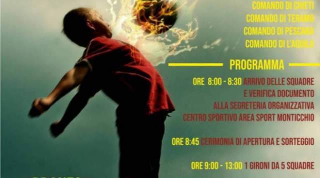 VIGILI DEL FUOCO, ALL’AREA SPORT DELL’AQUILA TORNEO DI CALCIO A 5 TRA COMANDI
