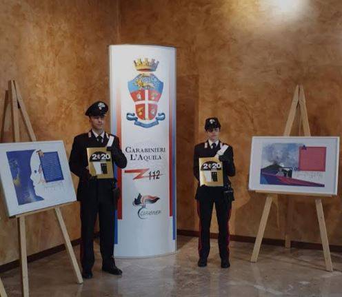 CARABINIERI 2020: PRESENTATO CALENDARIO 2020, FINO A DOMENICA MOSTRA PALLADINO IN COMANDO L’AQUILA