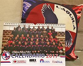 L’AQUILA CALCIO: UN SUCCESSO IL CALENDARIO 2017 CON IL VOLONTARIATO