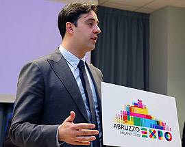 D’ALESSANDRO PRESENTA ”CASA ABRUZZO” PER L’EXPO ”MERAVIGLIEREMO IL MONDO”