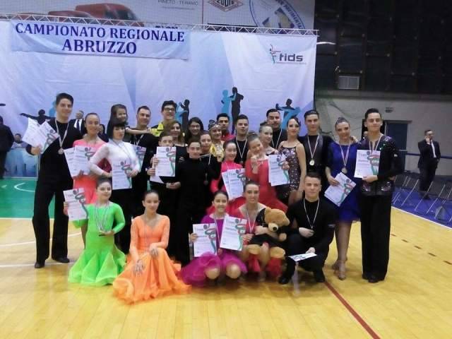 DANZA, SUCCESSO DEGLI ATLETI AQUILANI AL CAMPIONATO REGIONALE