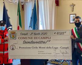 COVID: GIUNTA COMUNALE CAMPLI DEVOLVE INDENNITA’ A PROTEZIONE CIVILE
