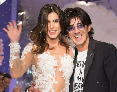 LA CANALIS SPOSA D’ABRUZZO  VA ALL’ALTARE CON L’ABITO DI UNO STILISTA TERAMANO
