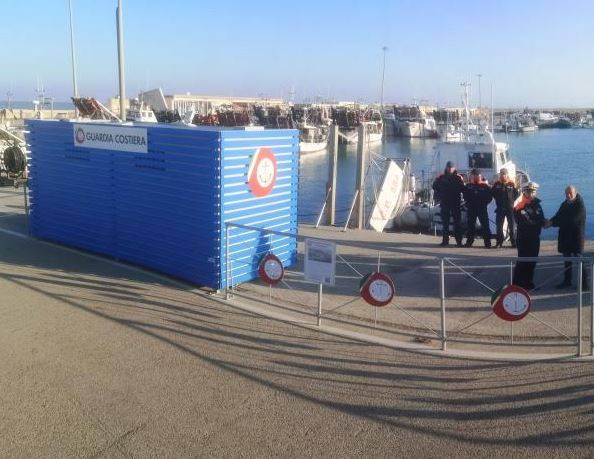 PORTO GIULIANOVA: CONSEGNATO NUOVO BOX A CAPITANERIA DI PORTO