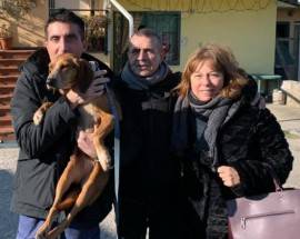 FOSSACESIA: SCAPPA SPAVENTATA DAI BOTTI DI CAPODANNO, SALVATA CAGNOLINA