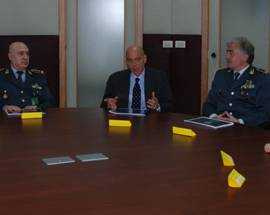 L’AQUILA: PROCURATORE CARDELLA VISITA COMANDO REGIONALE GDF