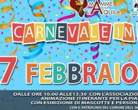 L’AQUILA: GRANDE FESTA PER IL CARNEVALE DOMENICA MATTINA IN PIAZZA DUOMO