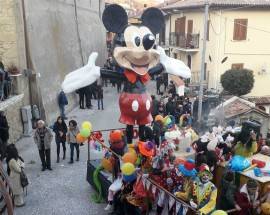 MONTEREALE: A CESAPROBA TORNA IL CARNEVALE CON CARRI ALLEGORICI