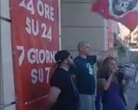 CARREFOUR L’AQUILA: CASAPOUND STA CON LAVORATORI, PRESIDIO IN VIA PANELLA