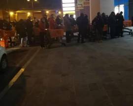 CORONAVIRUS: ARRIVANO VIGILI AL CARREFOUR DI PESCARA MA STAVOLTA NIENTE FILE