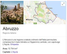 LA POLEMICA: ”SULLA CARTINA DI GOOGLE C’E’ PESCARA MA NON L’AQUILA”