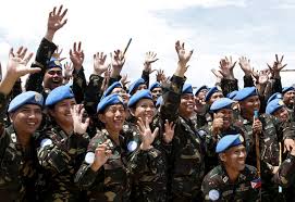 ONU: SENEGALESE ELETTA DONNA CASCO BLU 2019