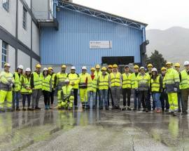 A SCUOLA IN AZIENDA: STUDENTI DEL D’AOSTA NELLA CEMENTERIA DI CAGNANO AMITERNO