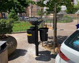L’AQUILA: ARRIVANO NUOVI CESTINI RIFIUTI IN CENTRO STORICO