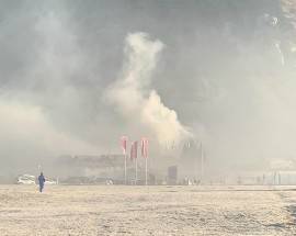 CAMPO FELICE: INCENDIO ALLO CHALET DA ROMEO, SUL POSTO VIGILI DEL FUOCO