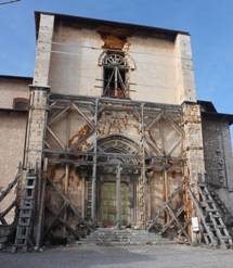 L’AQUILA: RIAPRE CHIESA ANIME SANTE CHIUSA DOPO SCIAME SISMICO