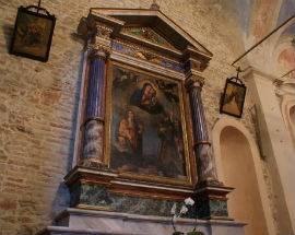 CASTELBASSO: INAGIBILE CHIESA SANTI PIETRO E ANDREA, SPOSTATE LE OPERE
