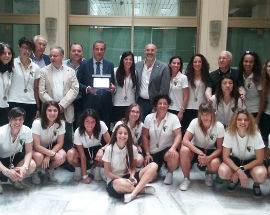 CALCIO: IL CHIETI FEMMINILE IN SERIE A, SQUADRA PREMIATA DA DI PRIMIO