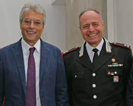 REGIONE: CHIODI INCONTRA IL NUOVO COMANDANTE DEI CARABINIERI QUARTA