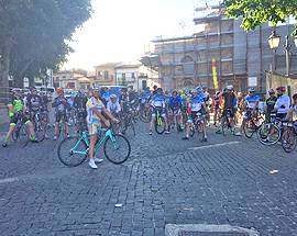 BICI: CICLOPEDALATA DI 160 CHILOMETRI DA ARISCHIA A SANTA RITA DA CASCIA