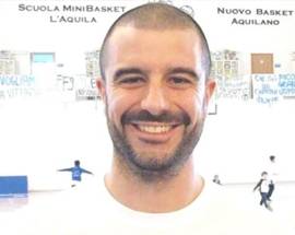 NUOVO BASKET AQUILANO: CONFERMATO IL PIVOT, E GIORNALISTA, CIUFFINI