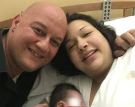 L’AQUILA: E’ NATO CHRISTIAN TOBIA, GIOIA PER PAPA’ CLAUDIO E MAMMA ALESSIA