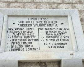 25 APRILE: PIZZOFERRATO RICORDA LIBERAZIONE E BATTAGLIA BRIGATA MAJELLA