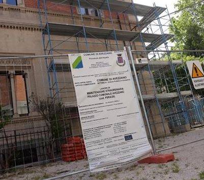 MASTERPLAN PER IL SUD: AL VIA I LAVORI NEL PALAZZO COMUNALE DI AVEZZANO