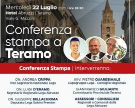 LEGA: CONFERENZA STAMPA A TERAMO, LA DIRETTA WEB