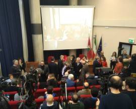 REGIONALI: PRIMA CONFERENZA DI MARSILIO PRESIDENTE A L’AQUILA, DIRETTA ABRUZZOWEB