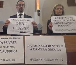 BILANCIO REGIONE: M5S, ”ACCUSE DI VIOLENZA SONO RIDICOLE”