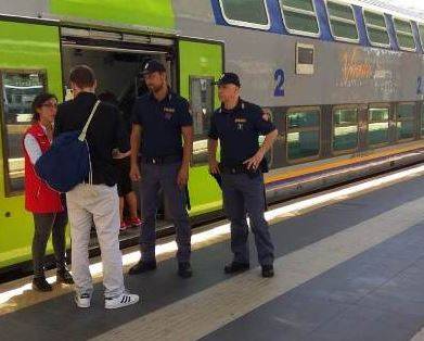 AVEZZANO: CONTROLLI IN STAZIONE, UOMO FERMATO CON COLTELLO