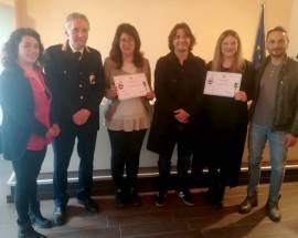 L’AQUILA: EDUCAZIONE STRADALE NELLE SCUOLE, CONSEGNATI 50 ATTESTATI