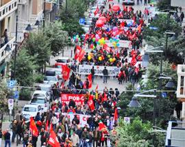 PESCARA: MIGLIAIA DI PERSONE IN CORTEO PER DIRE NO ALL’AUSTERITA’