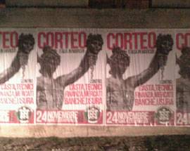 VAL VIBRATA: SUI MURI STRISCIONI CONTRO MONTI