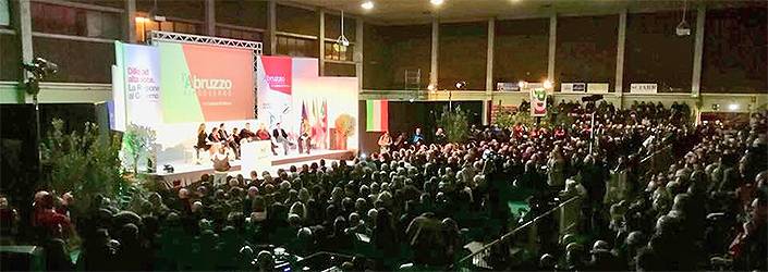 ELEZIONI: D’ALFONSO, ”SARO’ MINISTRO”, 1.500 PERSONE NELLA CONVENTION A PESCARA