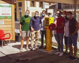 MONTEREALE: ALLA PIAZZA DI MARANA INAUGURATA POSTAZIONE SALVAVITA CON DEFIBRILLATORE