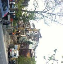 L’AQUILA: NUOVE DEMOLIZIONI ABBATTUTO EDIFICIO ALLA VILLA