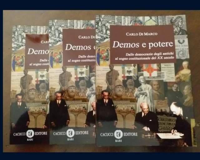 DEMOCRAZIA E COSTITUZIONE, IL VOLUME DI DEMOS CONTINUA IL SUO TOUR